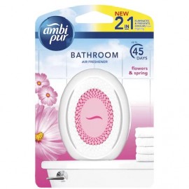 AmbiPur Bathroom légfrissítő Flowers&Spring 100g